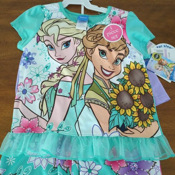 DISNEY FROZEN 2 COTTON SLEEPWEAR SETS GIRLS  SIZE 6 NWT - Picture 2 of 3
